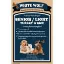 WhiteWolf Naturals  Turkey & Rice Senior/Light 12 kg